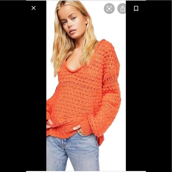 Free People Sweaters - FINAL PRICE FIRM!!!! Free People Crashing Waves Pullover